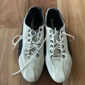 Women’s puma leather & suede Ferrari driving shoe